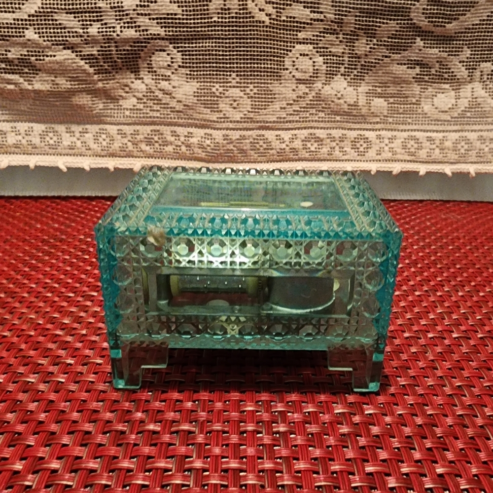 Vintage Acrylic Music Box